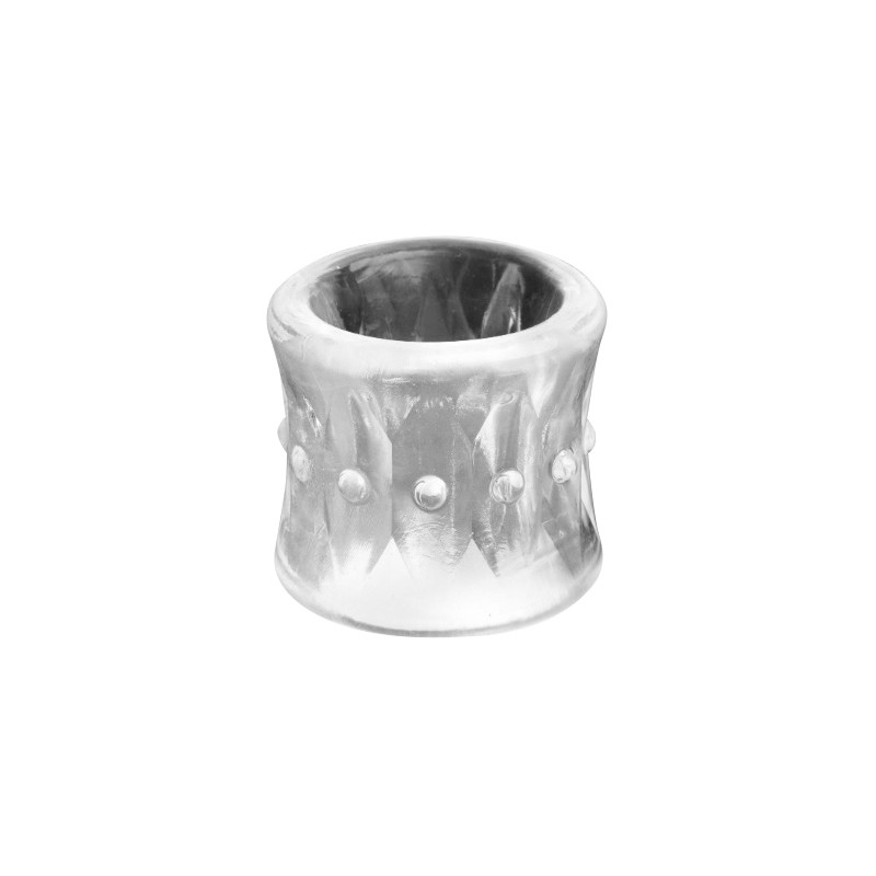 Sport Fucker Ballstretcher souple Deep Stack 32 mm - Hauteur 50 mm Transparent